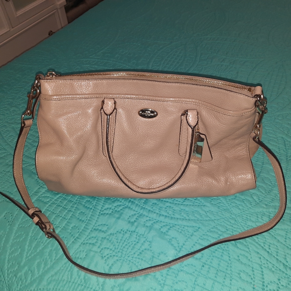 Coach Leather & Suede Handbag